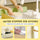15 Inch Silicone Sink Splash Guard – Kitchen Sink Faucet Splash Guard with Drain Mat & Drying Pad