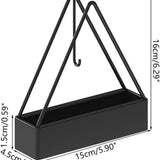 Anti-Scald Mosquito Coil Holder with Tray – Creative Wrought Iron Triangular Mosquito Coil Incense Rack