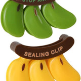 Banana Fridge Magnetic Sealing Clip – Reusable Food Bag Sealer with Refrigerator Magnet