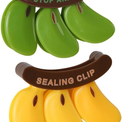 Banana Fridge Magnetic Sealing Clip – Reusable Food Bag Sealer with Refrigerator Magnet