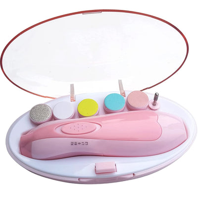 Baby Nail Trimmer – Cell Operated Electric Nail File & Safe Nail Grooming Kit for Newborns & Babies