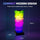 Triangle Cube Atmosphere Rechargeable LED Lamp – Multi-Color RGB Night Light with Touch Control & USB Charging