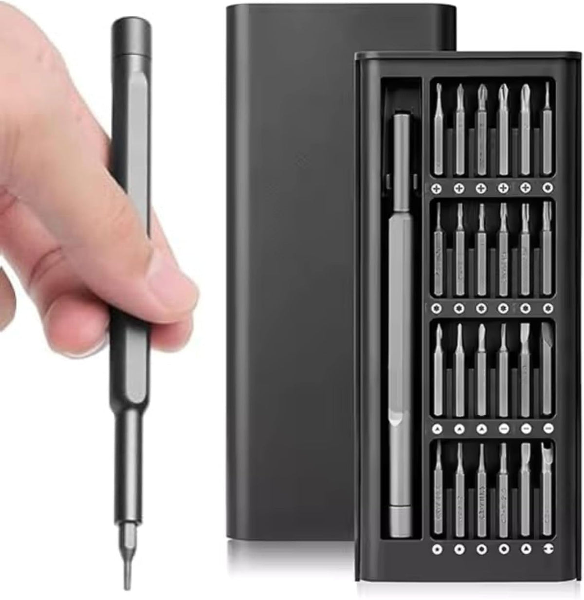 24-in-1 Portable Screwdriver Set with Storage Box