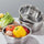 Multifunctional Stainless Steel Colander with Grater – Vegetable & Fruit Washing Basket with Grating Lid