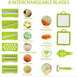 14-in-1 Vegetable Cutter – Multifunction Vegetable Chopper, Mandoline Slicer & Grater with Storage Container