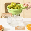 Plastic Drain Basket – Multipurpose Kitchen Sink Strainer & Fruit Vegetable Washing Basket
