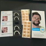 Sleepco Nasal Dilator Starter Kit – 4 Sizes Reusable Nasal Airflow Dilators for Better Breathing & Comfortable Sleep