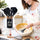 12 PCS Silicone Kitchen Utensil Set – Non-Stick Cooking Spoon Set with Wooden Handles & Utensil Holder