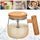 Self Stirring Mug 400ml – Automatic Mixing Borosilicate Glass Coffee Cup with One-Touch Stirring