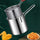 1200ml Stainless Steel Deep Frying Pot with Strainer Basket – Oil Fryer Pot for French Fries, Chicken & Tempura