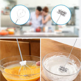 Rechargeable Coffee Beater – USB Electric Milk Frother & Coffee Foam Maker with Foam Packing
