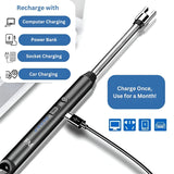 Arc Rechargeable Kitchen Lighter – USB Type-C Electric Plasma Lighter with Metal Body for Kitchen & BBQ