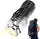 Mini Portable Outdoor LED Flashlight – High Lumens Three-Eyed USB Rechargeable Torch for Camping, Hiking & Emergency