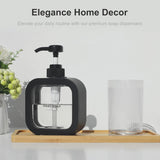 Premium Square Soap Dispenser 300ml – Refillable Liquid Soap Pump for Bathroom, Kitchen & Hand Wash