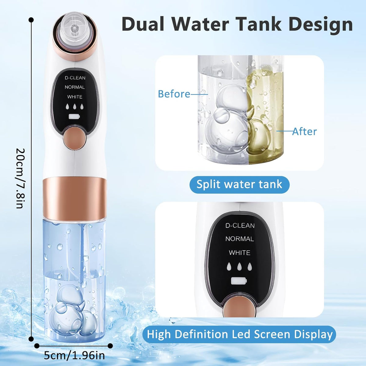 Super Micro Bubble Beauty Instrument – Electric Blackhead Remover & Facial Pore Cleaner with Vacuum Suction