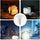 Vergissm Wooden Book Lamp, Folding Book Light Book Lovers Gifts, 3 Colors LED Bookish Lamp, Portable Foldable Bookshelf Paper Lamp as Book Decor, Gifts for Women or Friends Birthday & Christmas