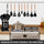 12 PCS Silicone Kitchen Utensil Set – Non-Stick Cooking Spoon Set with Wooden Handles & Utensil Holder