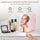 4L Vanity Mirror LED Portable Mini Fridge – Makeup & Skincare Refrigerator with LED Mirror for Bedroom, Office & Car