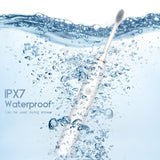 Ultrasonic Sonic Electric Toothbrush – USB Rechargeable Waterproof Electric Toothbrush for Deep Oral Care & Teeth Cleaning