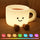 Coffee Cup Night Light – Silicone Dimmable Nursery Lamp for Baby & Kids