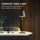 Luxury Metal Rechargeable Tap Lamp – Cordless LED Table Lamp with Touch Control, 3 Color Dimmable Light & USB Charging