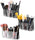 Acrylic 3-Part Diamond Cut Organizer – Multipurpose Makeup, Cosmetic & Desk Storage Holder