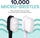 Ultra Soft Nano Bristle Toothbrush – Adult Deep Cleaning Portable Travel Dental Oral Care Brush