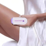 Rechargeable Hair Shaver Purple White ABS Women's Sensitive Skin