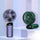 Handheld Mini Fan – Foldable Portable Neck Hanging Fan with 5 Speeds, USB Rechargeable, Display Screen & Phone Stand