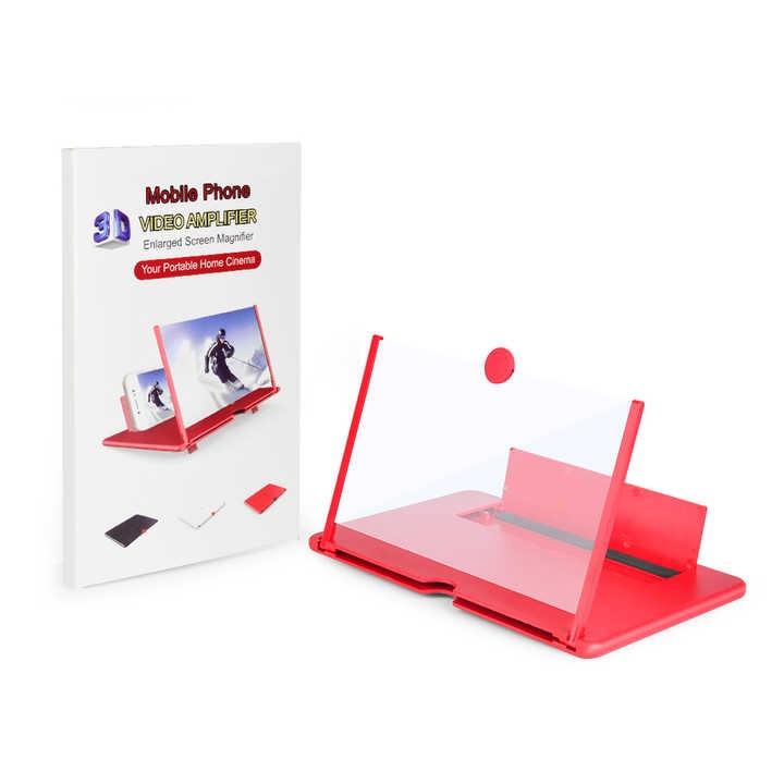 F3 Mobile Screen Magnifier – 3D Foldable Smartphone Screen Enlarger with HD Magnifying Display Stand