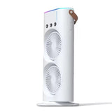 Rechargeable Double Cooling Mist Fan – Jumbo Size Portable USB Cooling Fan with Water Mist Spray (A Quality)