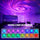2-in-1 Ocean Wave Projector Light & Northern Aurora Lamp | 16 Colors RGB Night Light Projector  | Bedroom Mood Lamp