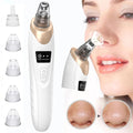 Electric Blackhead Remover Vacuum Acne Cleaner Black Spots Removal Facial Deep Cleansing Pore Cleaner Machine Skin Care Tools, White