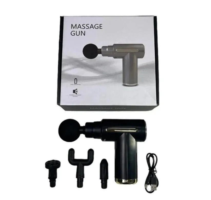 Rechargeable Fascia Massage Gun – Professional Deep Tissue Muscle Massager for Neck, Back, Shoulders & Body