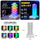 Triangle Cube Atmosphere Rechargeable LED Lamp – Multi-Color RGB Night Light with Touch Control & USB Charging