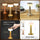 LED Table Lamp – Rechargeable Cordless Desk Lamp with Touch Control, 3 Color Dimmable Light for Bedroom, Office & Study