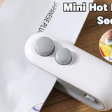 Rechargeable Mini Pocket Bag Sealer – USB Rechargeable Portable Heat Sealing Machine for Snack & Food Storage Bags (With Box Packing)