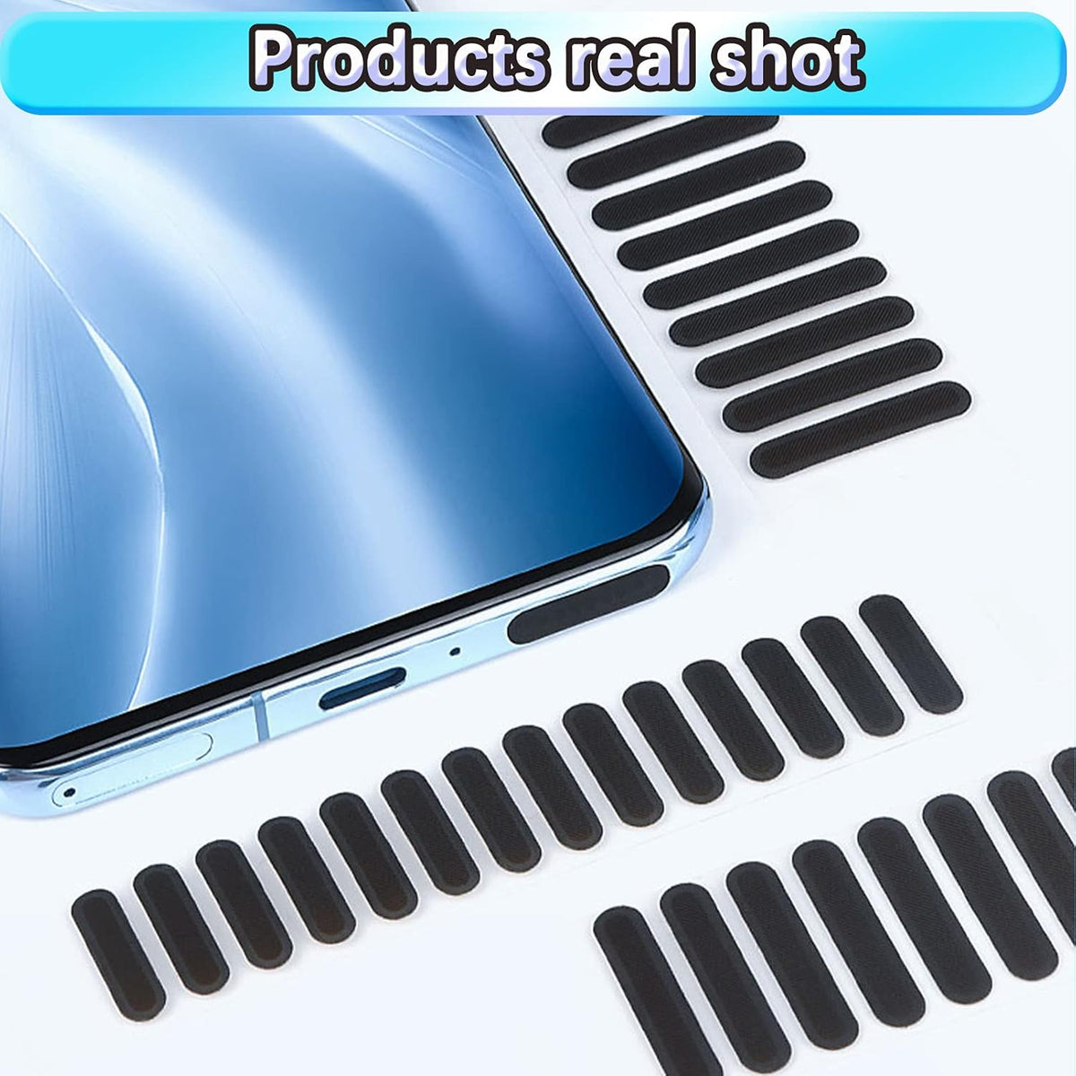 10 PCS Mobile Phone Dustproof Speaker Mesh Stickers – Universal Anti-Dust Protection Net for Smartphone Speakers & Charging Ports