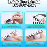10 PCS Mobile Phone Dustproof Speaker Mesh Stickers – Universal Anti-Dust Protection Net for Smartphone Speakers & Charging Ports