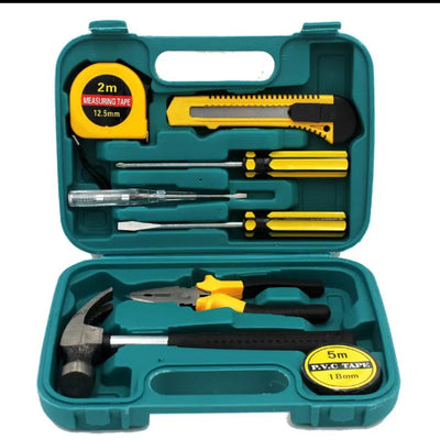8 PCS Professional Tool Set with Storage Box – Multi-Purpose Household Repair Hand Tool Kit