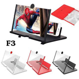 F3 Mobile Screen Magnifier – 3D Foldable Smartphone Screen Enlarger with HD Magnifying Display Stand