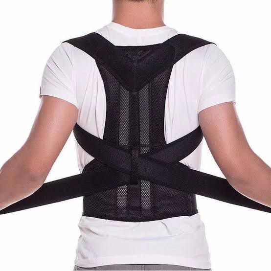 Back Posture Corrector Belt with Metal Support Rods – Adjustable Back & Shoulder Support Brace for Men & Women