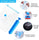 Vacuum Storage Bags Set – 5 Compression Bags with Manual Suction Pump for Clothes, Blankets & Bedding Space Saver