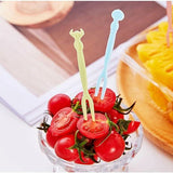 Pack of 20 Fruit Forks – Reusable Mini Dessert & Fruit Picks with Storage Box