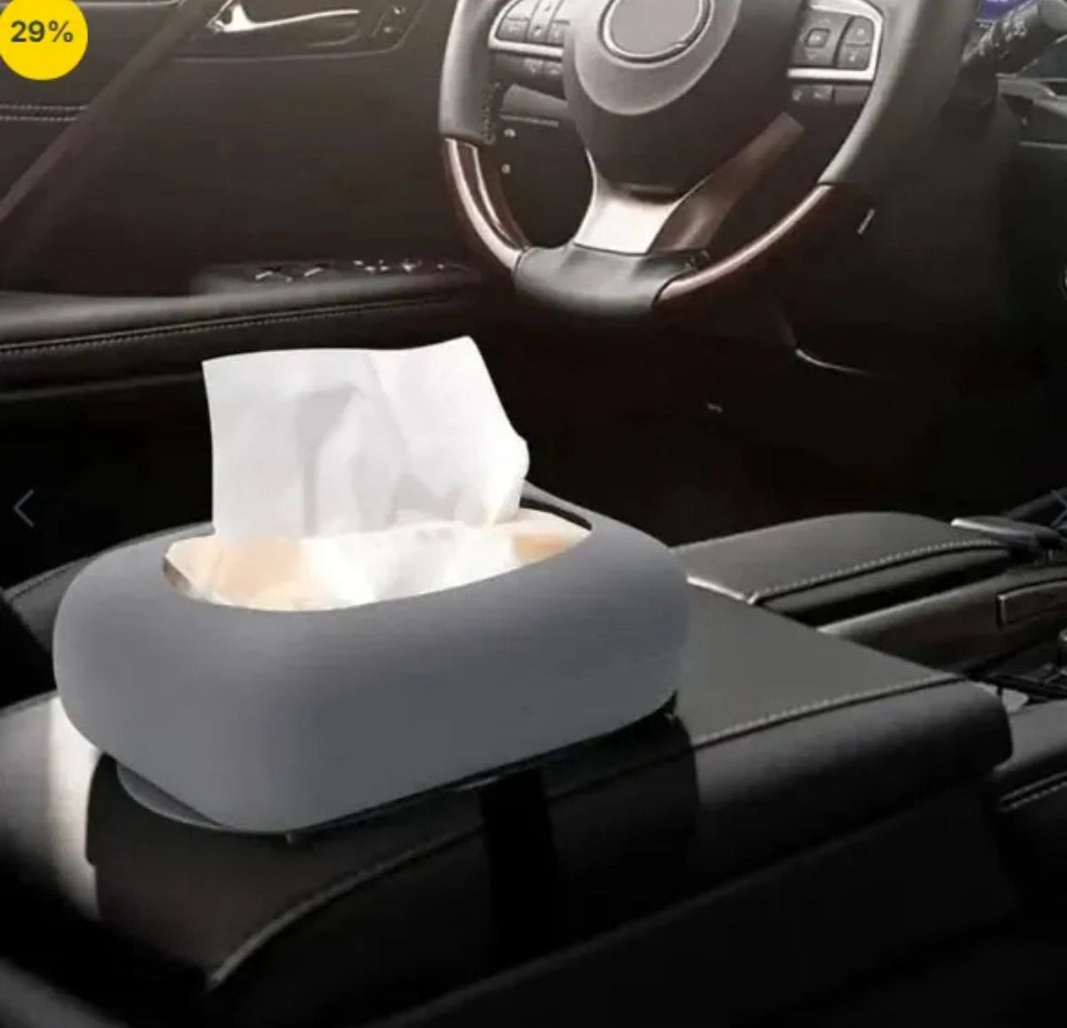 Silicone Tissue Box Cover with Suction Cup – Wall Mounted Tissue Holder for Bathroom, Kitchen & Car