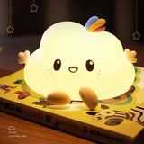 Little Cloud LED Night Light – Soft Silicone Bedside Lamp for Baby & Kids