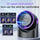 Portable USB Table Fan – High-Speed Turbine Desktop Fan with Digital Display