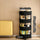 3-Layer Round Trolley Storage Cart with Wheels – Mobile Organizer Rack