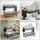 2-Tier Stainless Steel Dish Drying Rack – Premium Kitchen Dish Organizer with Drain Tray (Box Packing)