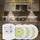 Pack of 3 LED Remote Control Tap Lights  | Self-Adhesive Cabinet, Wardrobe & Kitchen Lights